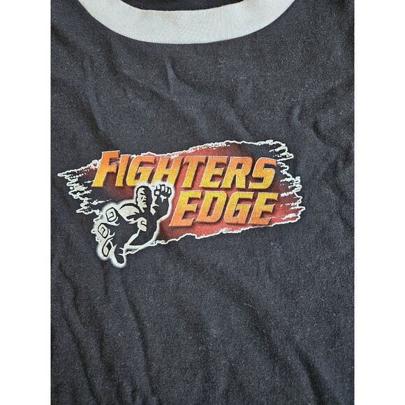 1990s Capcom Fighter’s Edge XL Shirt Video Game Promo Single Stitch Copa Banana - Picture 3 of 9